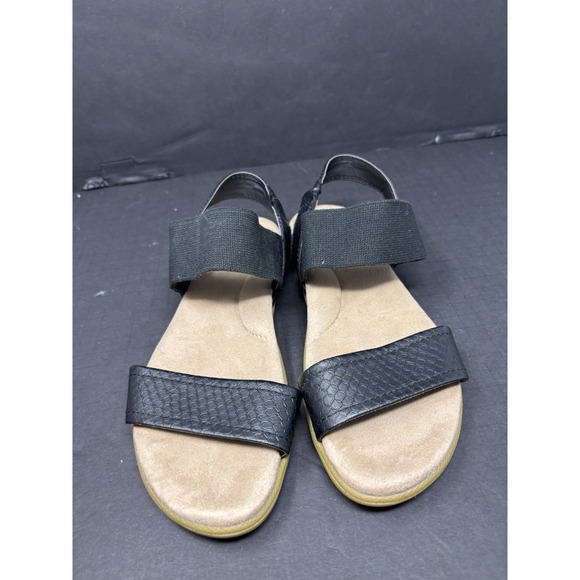 Lands' End comfort sandals‎ 517106 Black Size 8.5B - Picture 2 of 7